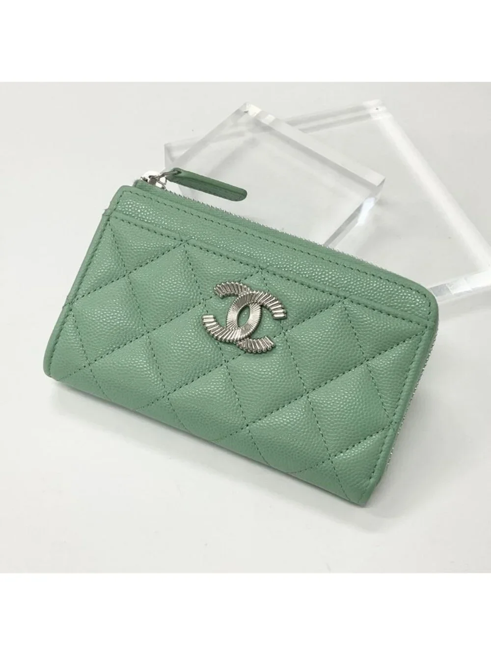 Chanel Quilted CC Logo Fragment Case Card